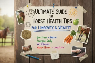 A candid, amateur photo of a chestnut gelding looking over a stall door during a morning check, illustrating essential horse health tips.