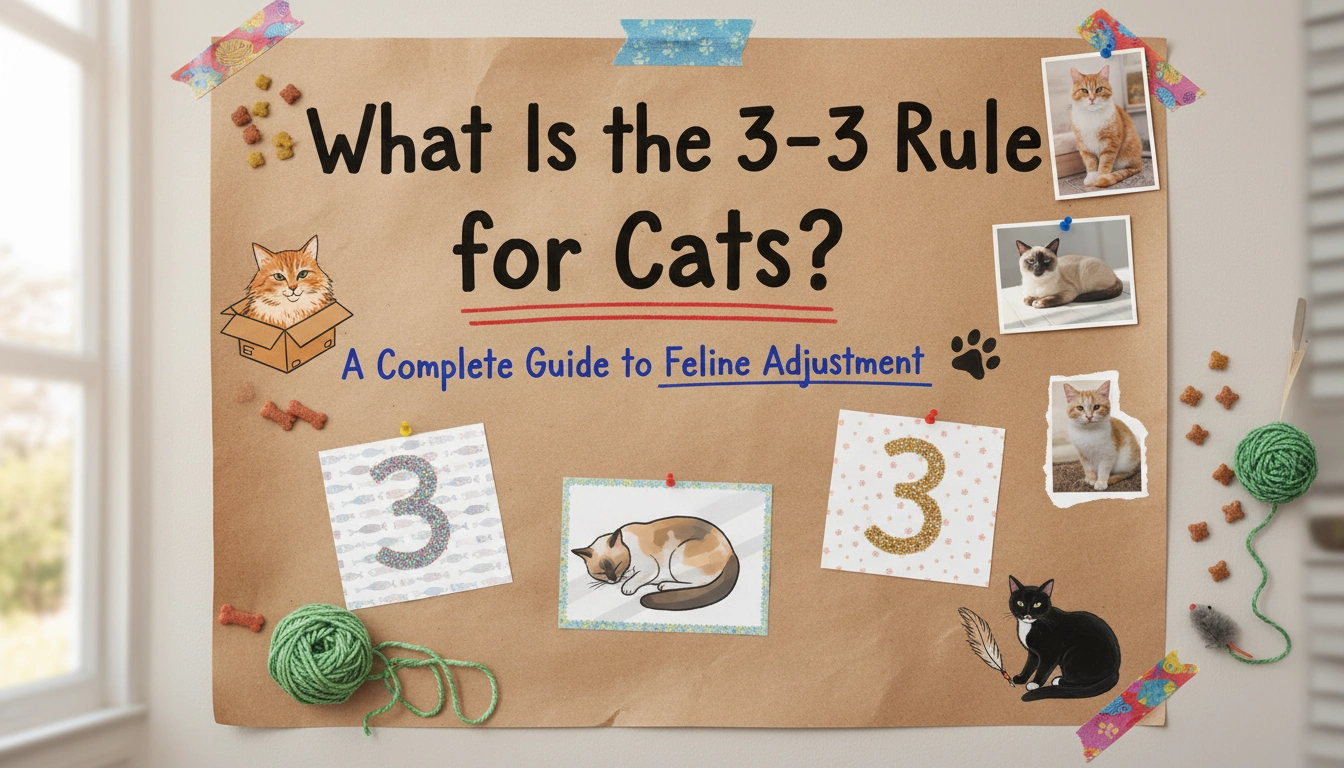 A grainy, amateur photo of a cautious cat peeking out from under a bed, illustrating the first stage of What Is the 3-3-3 Rule for Cats?.