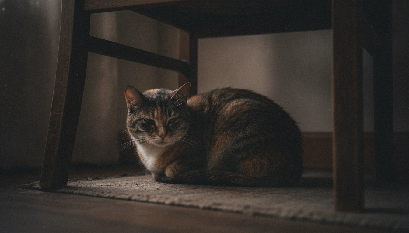 Can Cats Eat Watermelon? Benefits, Risks, And Serving Tips A cat lying down looking lethargic, illustrating a sign of overindulgence in fruit.