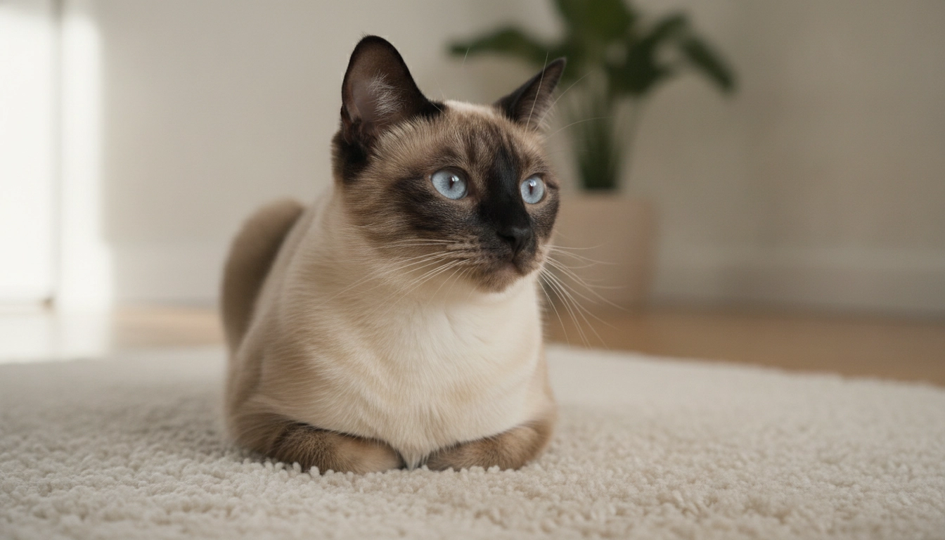 Why Is My Cat Meowing So Much? 12 Common Reasons Explained A calm cat observing its surroundings to determine if meowing is normal.